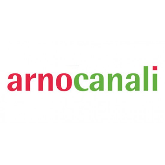 Arnocanali Platte bocht ral 9010 wit 80x60mm